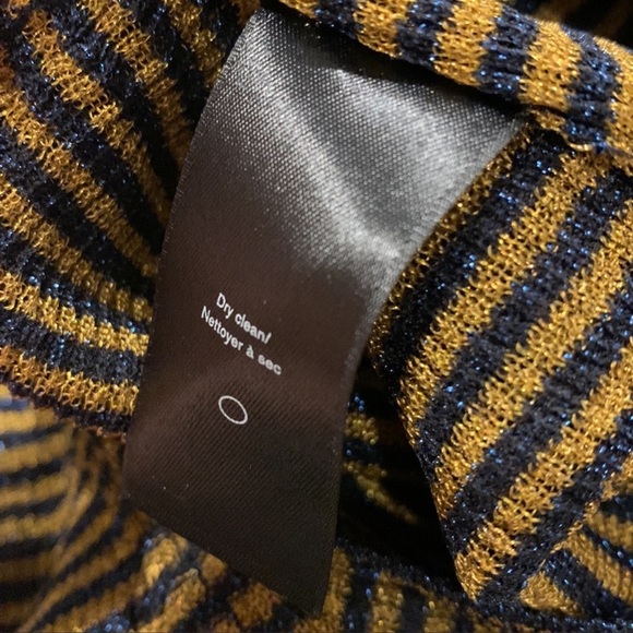 Rag & Bone Raina Metallic Thread Striped
Sweater in Blue Gold - XS gently used - Picture 7 of 13